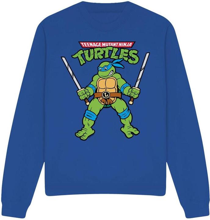 Immagine prodotto Teenage Mutant NT Felpa Leonardo Retrò Adulto Unisex (M)
