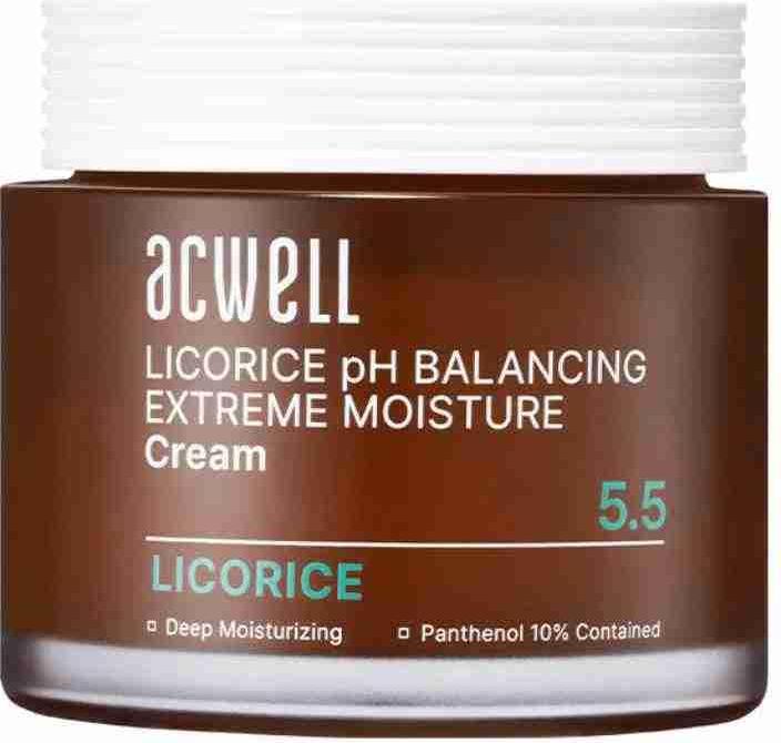 Acwell Licorice pH Balancing Extreme Moisture Cream (55 ml, 24h Creme)