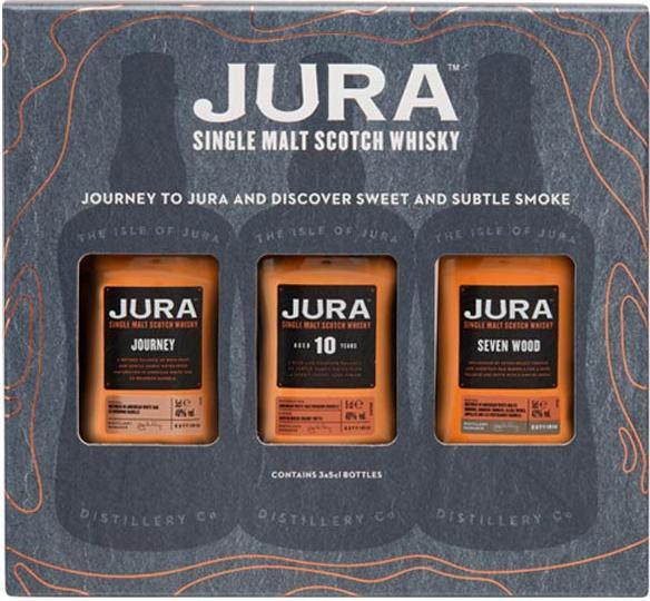 Actual product image Isle of Jura Single Malt Mini Set Collection 3 x 5cl (Single Malt, Scotch whisky, 3 x 5 cl)
