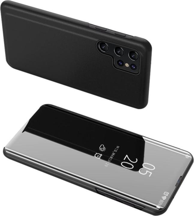 Produktbild Apfelkiste Clear View Standing Flip Cover Tasche (Samsung Galaxy S25 Ultra)