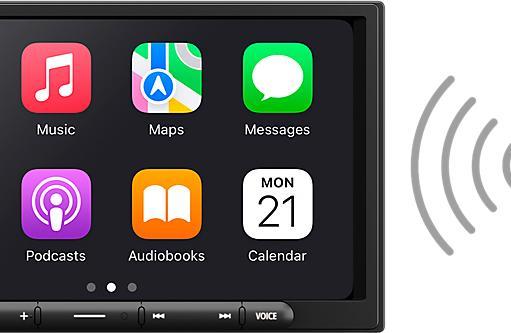 Actual product image Sony XAV-AX4050 (Android car, Apple Carplay)