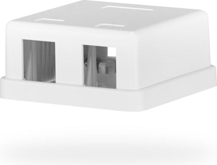 M-Cab Keystone Box 2port Surf-Mounted (Keystone Modulhalter)
