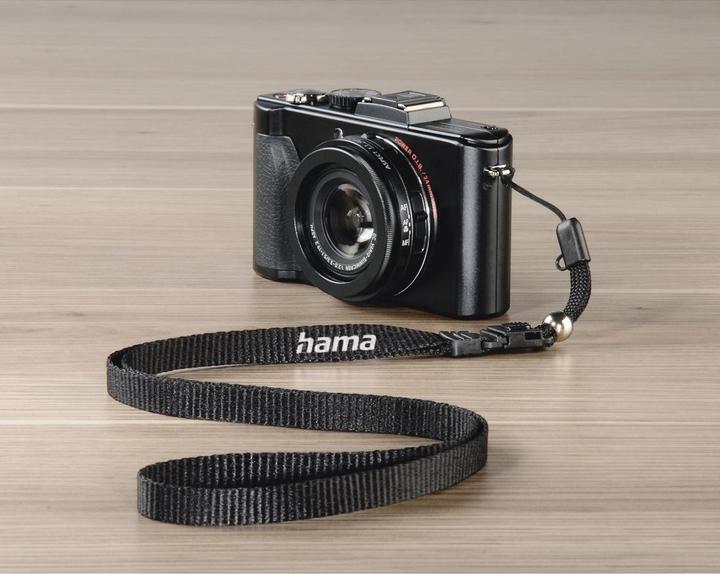 Produktbild Hama Trageschlaufe mit Schnellverschluss, 45 cm, Schwarz (Schultergurt)
