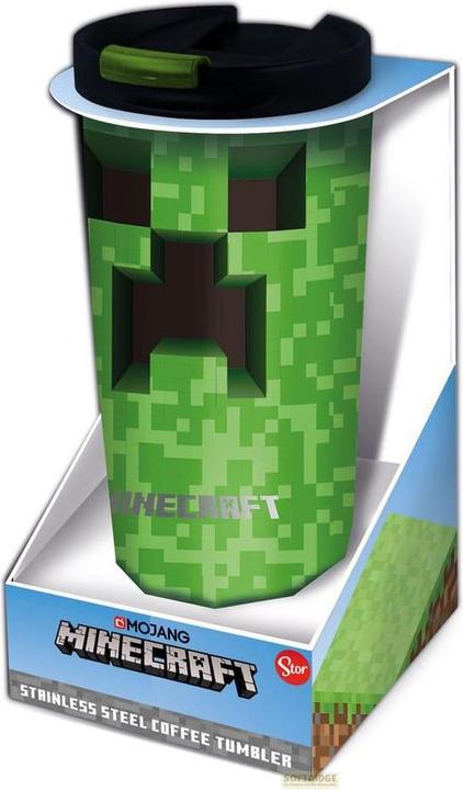 Immagine prodotto Stor Tazza per bere in acciaio inox Minecraft Creeper (0.43 l)