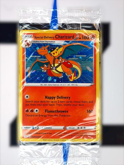 Produktbild Pokémon Special Delivery Charizard SWSH075 - Sword & Shield Promo Sealed - TCG (Englisch, Booster Pack)