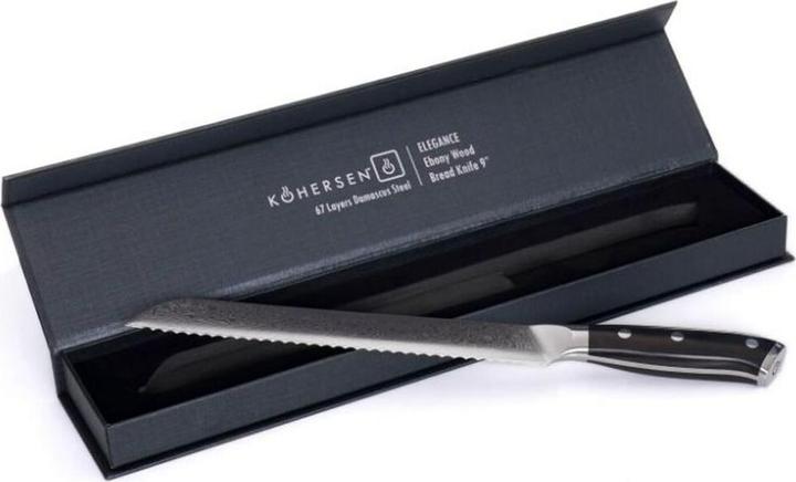Produktbild Kohersen Nóż do chleba Bread Elegance Ebony Wood 22 9cm (22.90 cm)