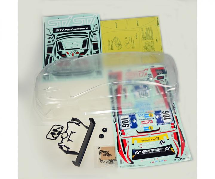 Actual product image Tamiya Subaru WRX STi NBR Chall. Body Parts Set
