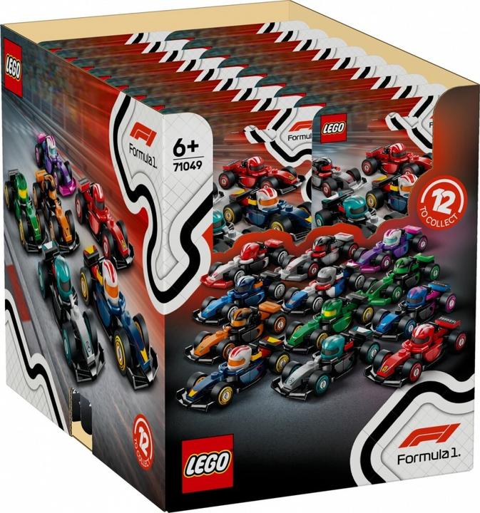 Immagine prodotto LEGO Auto da corsa di F1 da collezionare (scatola da esposizione) (71049, LEGO Minifigures)