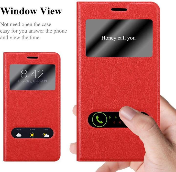 Produktbild Cadorabo Book mit View Doppelfenster Cover (Motorola Moto G5 Plus)
