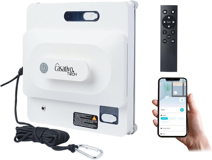 Casativo Profi-Fensterputz-Roboter mit App & Fernbedienung