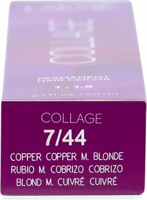 Immagine prodotto Lakmé Lakme Collage Creme Colore per capelli 60ml 7/44 Biondo Medio Rame (7, 44 Biondo medio ramato)