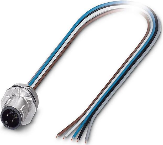 Phoenix Contact Einbaustecker M12 5-polig mit 0,5m Kabel