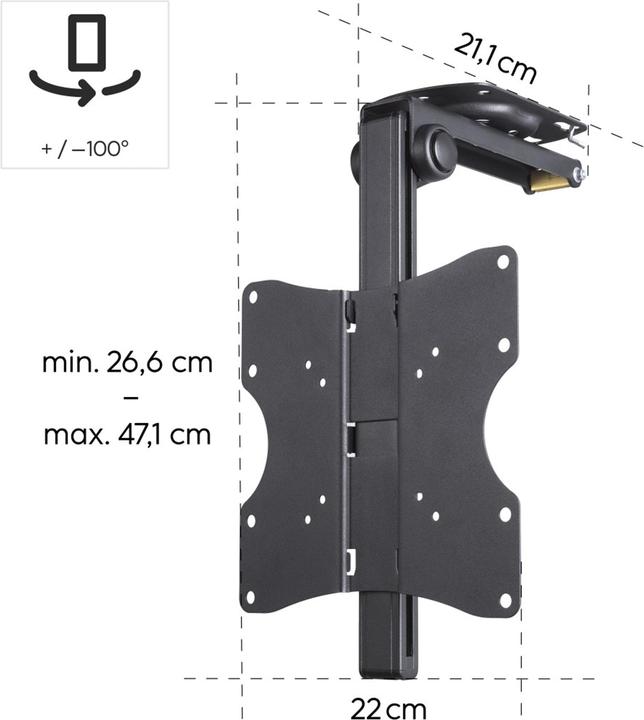 Produktbild Hama TV-Deckenhalterung (Decke, 46", 20 kg)