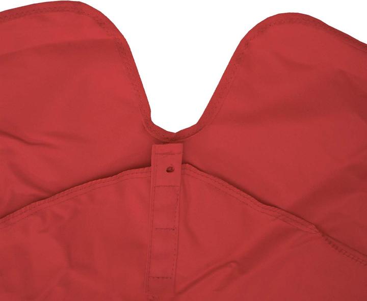 Produktbild Swisshandel24 Bezug für Sonnenschirm Meran Pro, Gastronomie Marktschirm mit Volant Ø 5m, Polyester bordeaux (5 m)