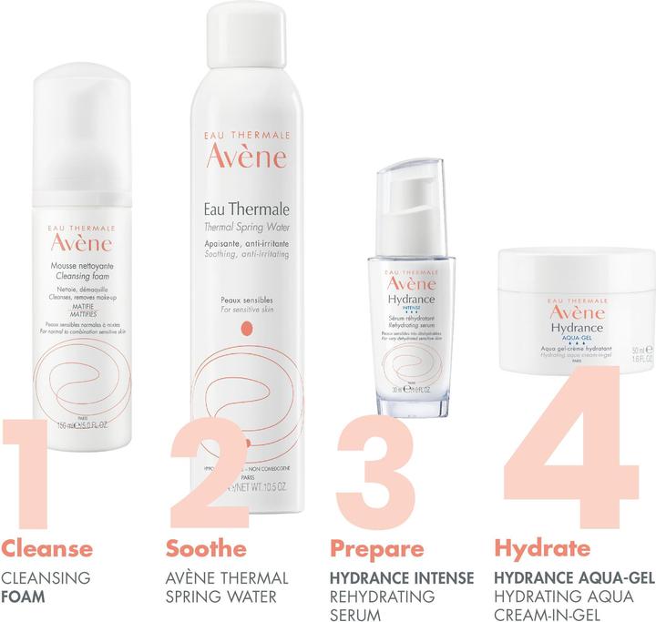 Produktbild Avène Hydrance Feuchtigkeitsspendende Aqua-Gel Creme (50 ml, Gesichtsgel)