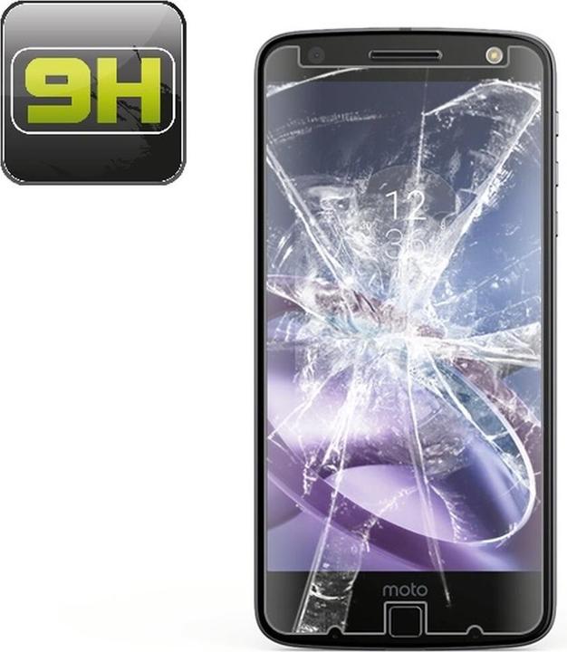 Actual product image Protectorking 1x real tempered 9H armoured glass 3D CLEAR (1 Piece, Motorola Moto Z Play)