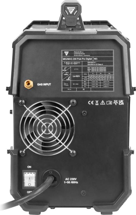 Produktbild Stahlwerk Schutzgas-Schweissgerät MIG MAG 200 Spot Puls Pro Digital IGBT 200 A