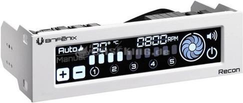 Produktbild BitFenix Recon Lüftersteuerung, Weiss (5 Lüfter)