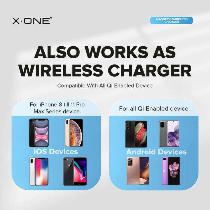 Image du produit X-One Dock station Magnetic Wireless Charger Stand compatible with MagSafe 15W (15 W)