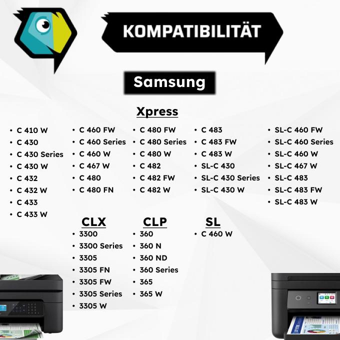 Produktbild Inkadoo Kompatibel zu Samsung CLT-W406/SEE / W406 Resttonerbehälter, farblos, passend für Samsung CLP-360...