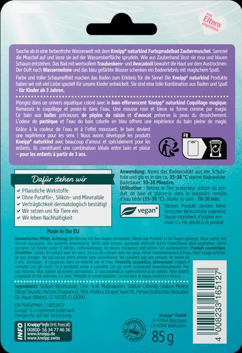 Actual product image Kneipp Naturkind Magic Shell (Bath salts)