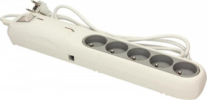 Actual product image Lestar Überspannungsschutzleiste LFT-2005, 3L EMI/RFI, 2,5m, grau (5 x, 2.50 m)
