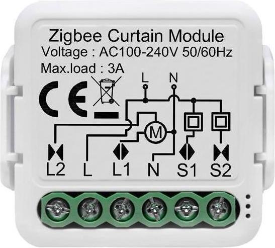 Actual product image Netplus Smart Shutter Switch Module 1-channel Zigbee