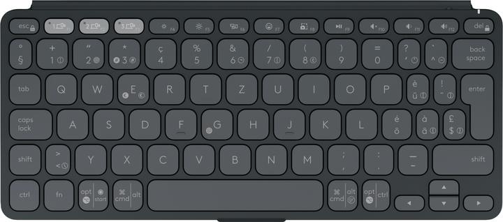 Logitech Tastatur Keys-To-Go 2 (CH, Sans fil)