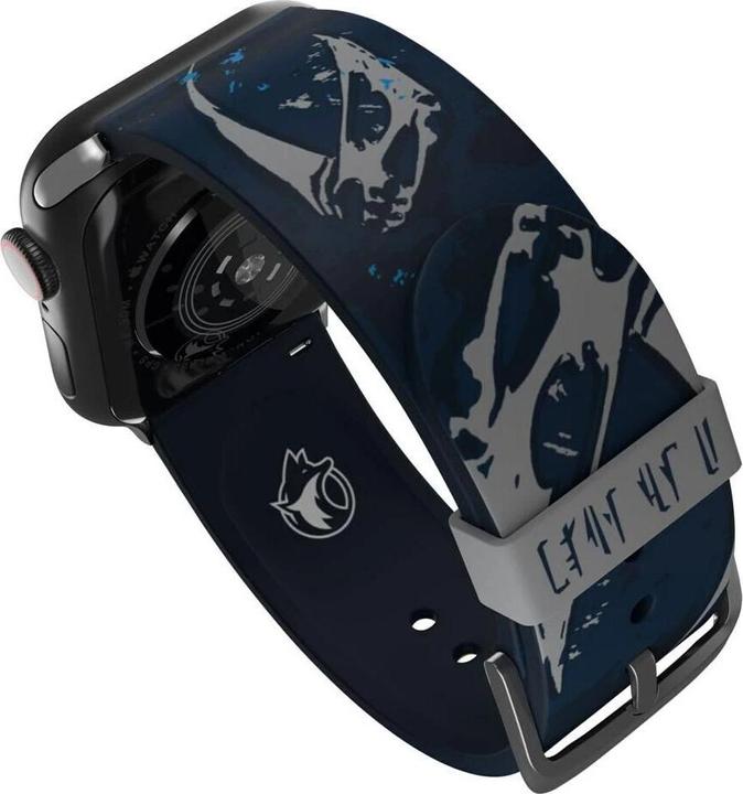 Actual product image Moby Fox Bracelet Smartwatch Star Wars Beskar Armor 22 mm (22 mm, Stainless steel, Silicone)