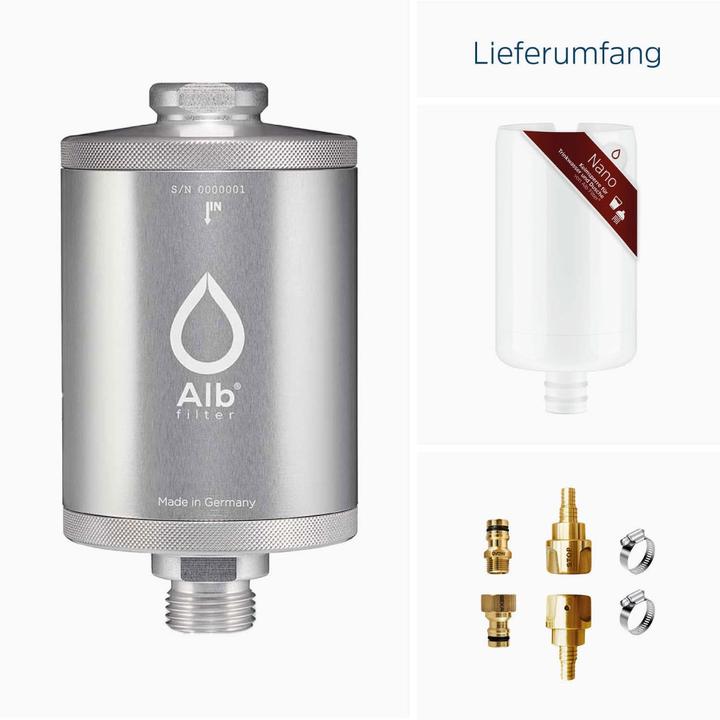 Produktbild Alb filter TRAVEL Nano Trinkwasserfilter - Keimsperre für den Festeinbau Edelstahl