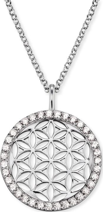 Immagine prodotto Engelsrufer Collana di equilibrio Fiore della vita (Argento 925 rodiato, Argento rodiato, 50 cm)