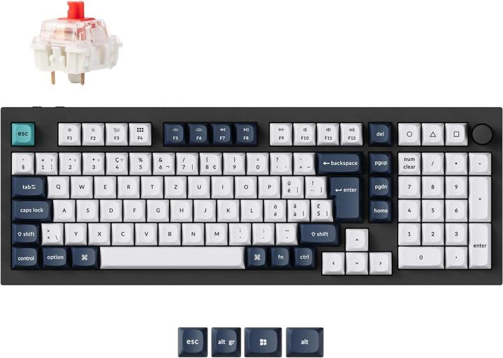 Image du produit Keychron Q5 Max (CH, Filaire, Sans fil)