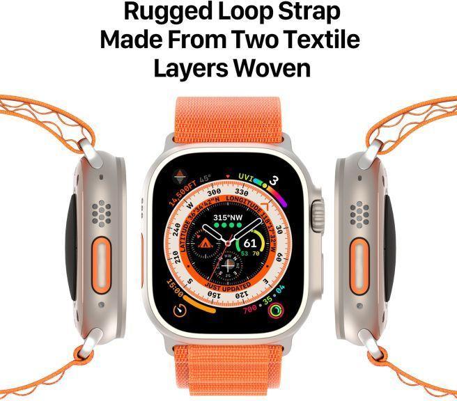 Actual product image Dux Ducis Sport Buckle Strap for Apple Watch 8/7/6/SE/5/4/3/2/1 (41, 40, 38mm) Strap GS Version - Or (41 mm, 38 mm, 40 mm, Nylon)