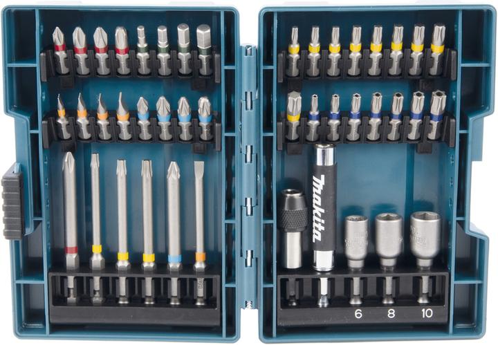 Image du produit Makita B-55697 (Croix Phillips PH M2, Six pans creux TX M20, Six pans creux TX M25, Six pans creux TX M15, Six pans creux TX M30, Six pans creux TX M27, Croix Pozidriv PZ M2, Six pans creux TX M10, Six pans creux TX M40)