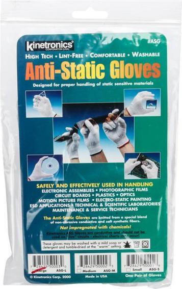 Productafbeelding Velleman Kinetronics ASG-L, Antistatische Handschoenen, Groot (L)