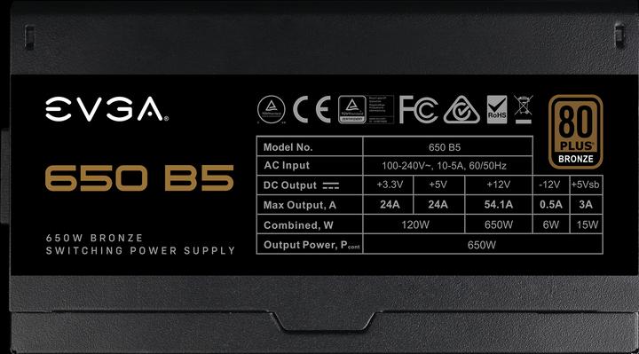 Immagine prodotto EVGA B5 (650 W)