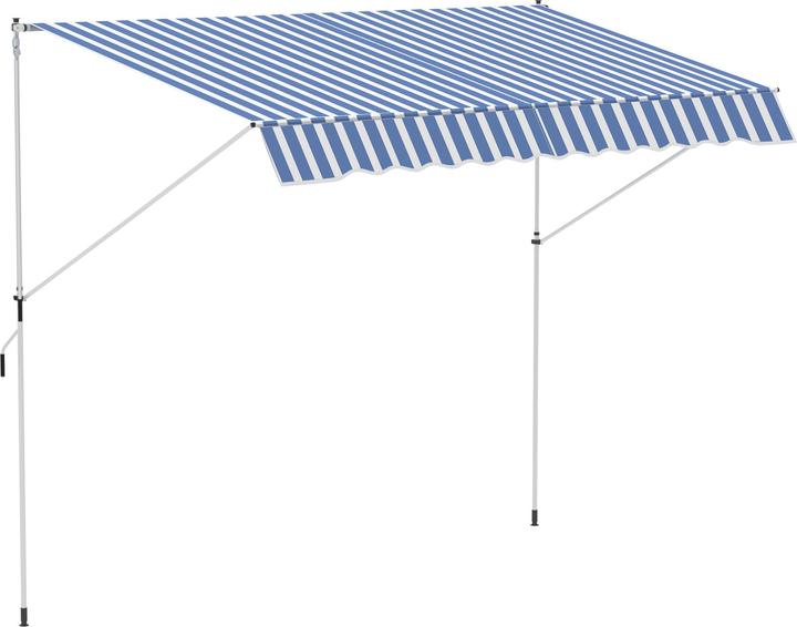Produktbild Outsunny Klemmmarkise mit Faltarm (3 m)