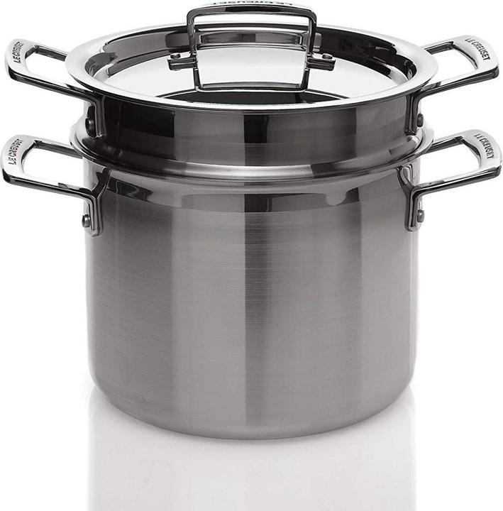 Image du produit Le Creuset Marmite à pâtes avec insert (Casserole, Aluminium, Acier inoxydable)