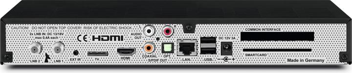 Produktbild TechniSat DIGIT ISIO S2, schwarz (0.00 GB, DVB-S2, CI+-Schacht)