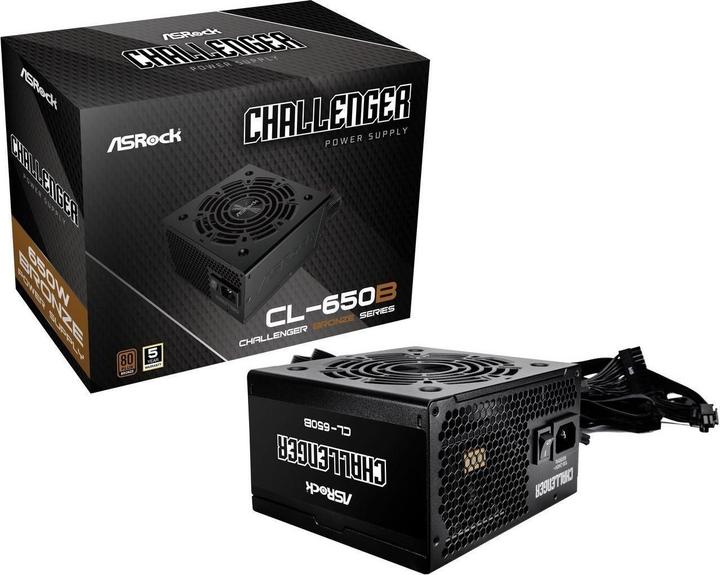 Actual product image AsRock Zasilacz CHALLENGER 650W 80 Plus Bronze (650 W)