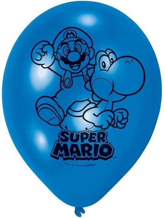 Produktbild Amscan 6 Latexballone Super Mario (6 x)