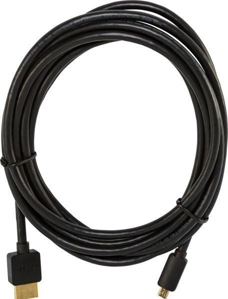 Productafbeelding Ugreen HD127 Micro HDMI - HDMI kabel 4K 3D 3m (zwart) (3 m, HDMI)