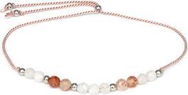 Agato Sun and Moonstone Cord Bracelet HE26R3S-LP