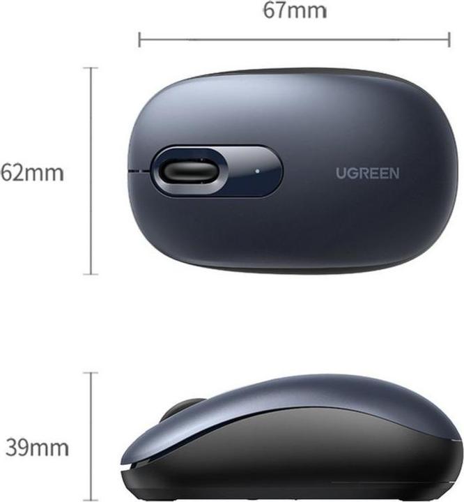 Produktbild Ugreen Wireless mouse 90550 2.4G (midnight blue) (Kabellos)