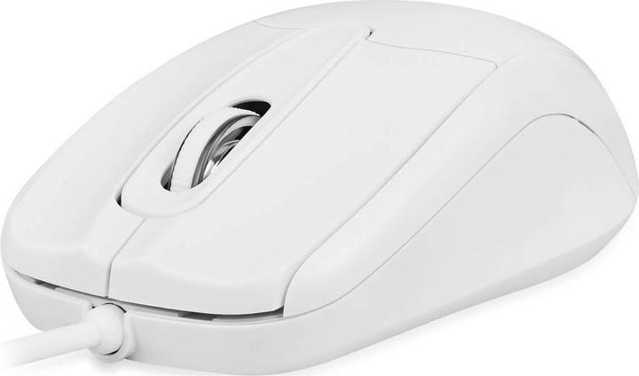 Actual product image Perixx PERIMICE-209 P W Mouse Wired Optical White 3 buttons 1000 dpi (Cable)