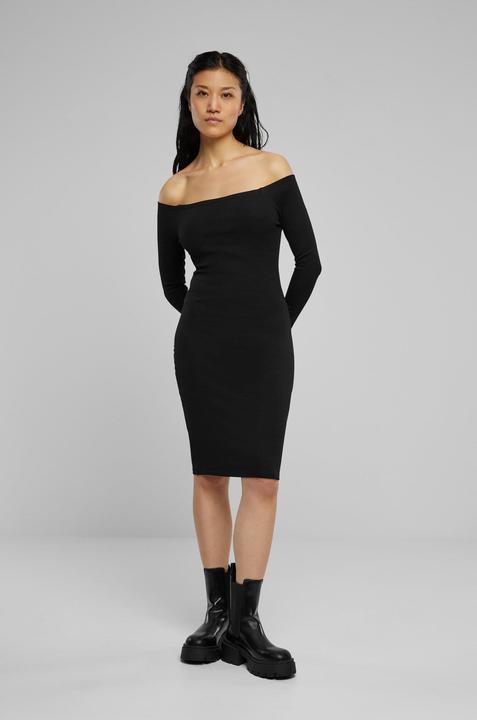 Image du produit Urban Classics Ladies Off Shoulder Longsleeve Rib Dress - 126821 (L)