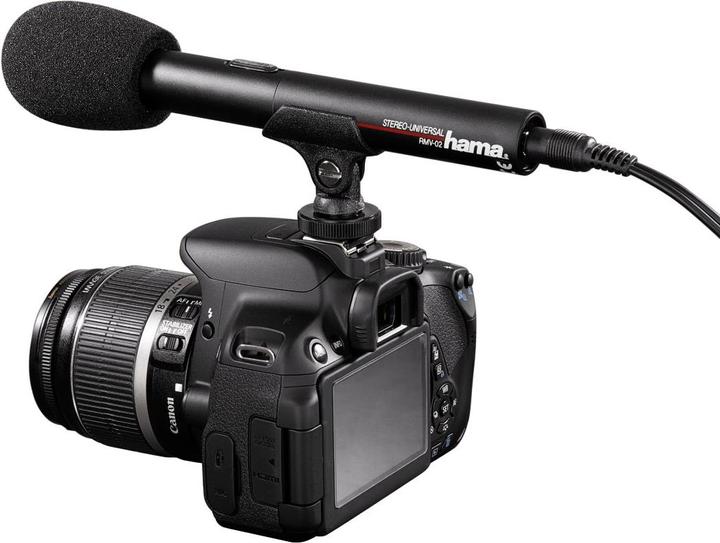 Actual product image Hama Directional microphone RMV-02 Stereo Universal