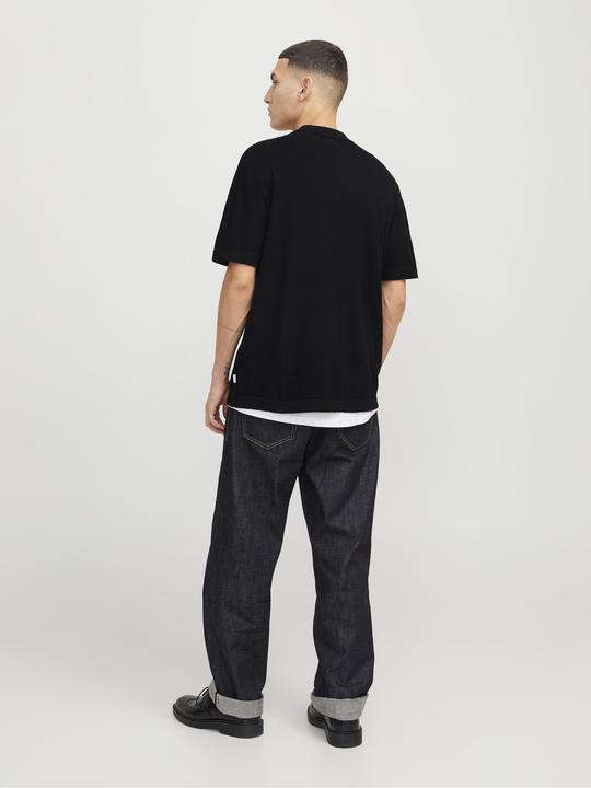 Actual product image Jack & Jones Jjeemil Knit Structure Shirt Ss Sn (L)