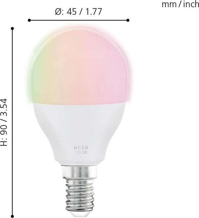 Actual product image EGLO Connect (E14, 5 W, 470 lm, 1 x, E)