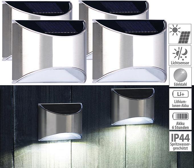 Produktbild Lunartec Wandleuchte 4er-Set (IP44)